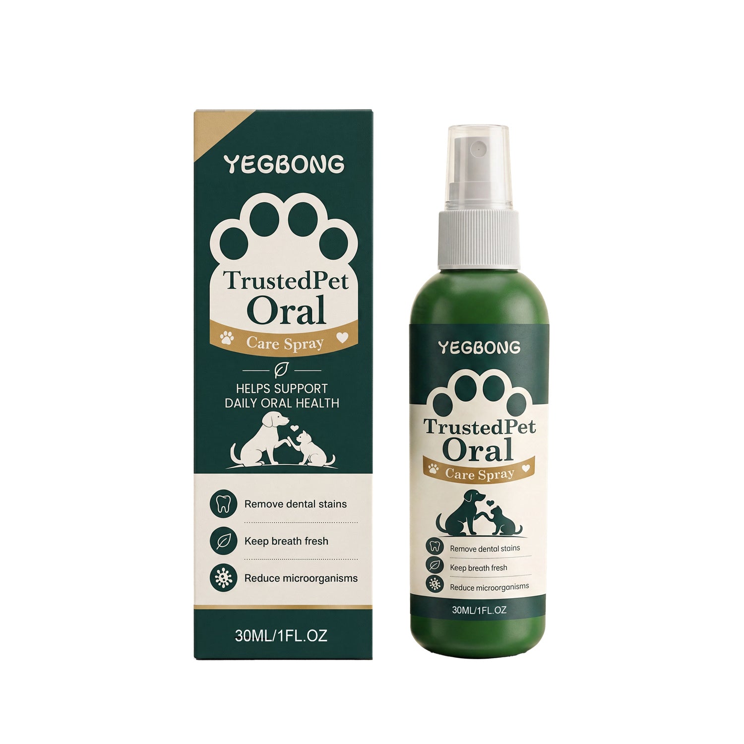 Spray de soins buccodentaires pour animaux de compagnie