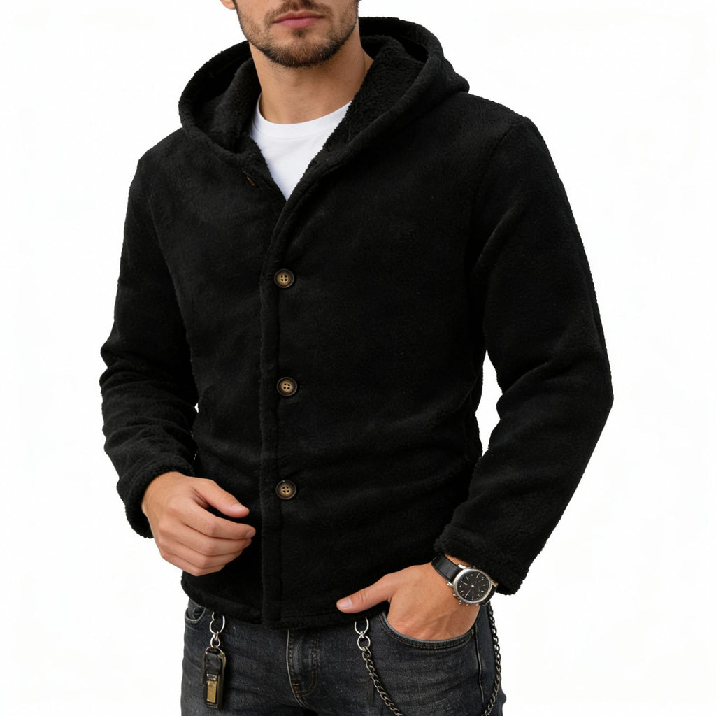 Veste de sweat à capuche à manches longues pour hommes