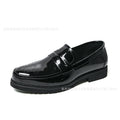 Chaussures en cuir sculpté d'automne pour hommes