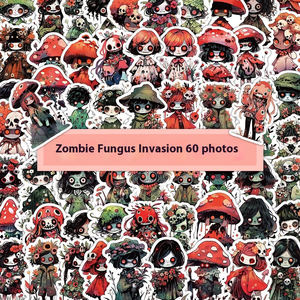 Stickers Petit Zombie Cas Horreur Sparecrow Téléphone Thriller Imperméable décoratif
