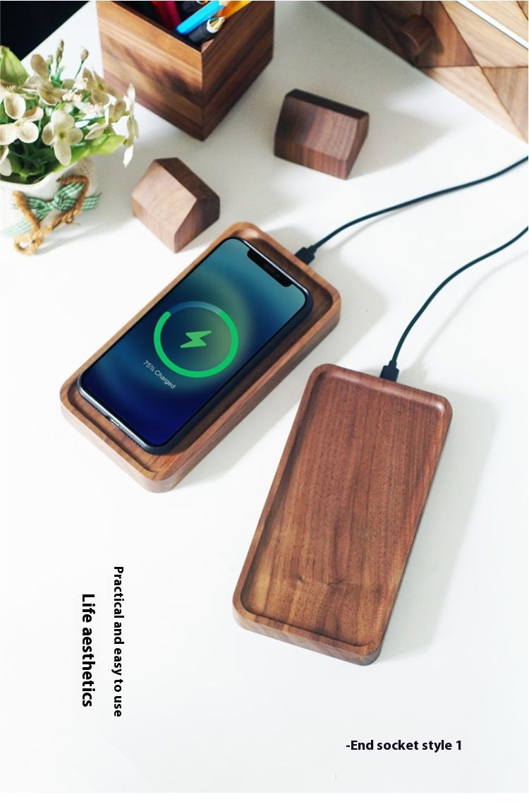 Chargeur sans fil sans fil sans fil 15W noir créatif