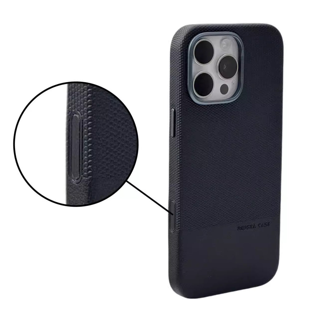 Étui de téléphone magnétique en cuir double-pièce résistant à la chute