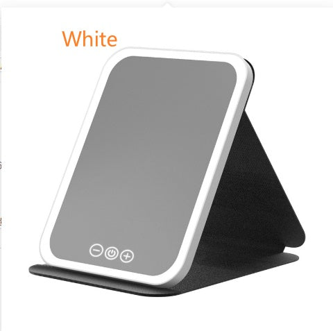 Rétroviseur pliable à LED portable avec lumières intégrées