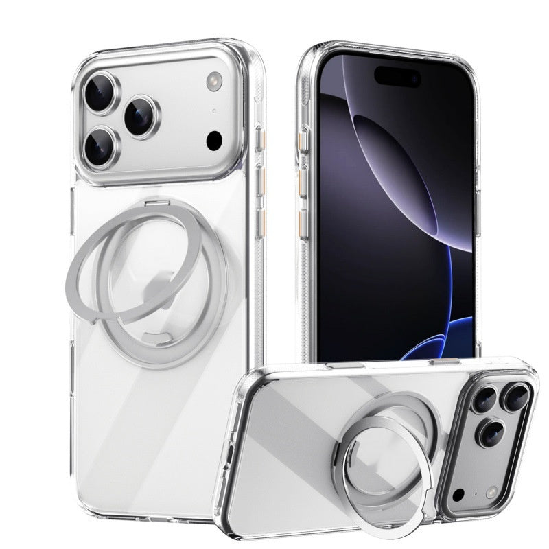 Boîtier de protection magnétique à 360 degrés pour supports rotatifs pour smartphones