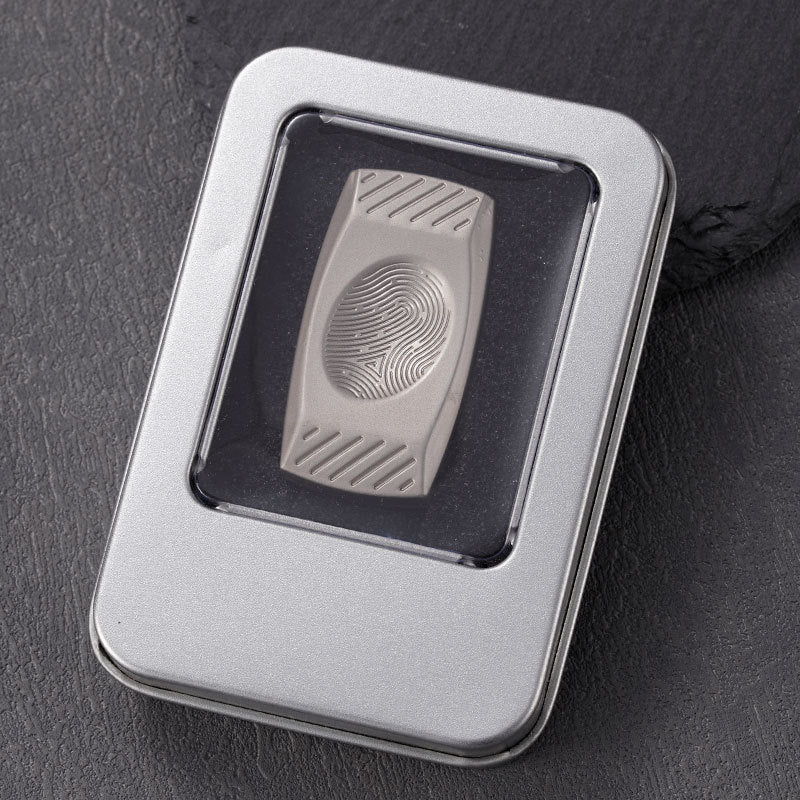 Décompression Toy Fingertip Gyro Push Card Magnétique Snap Coin