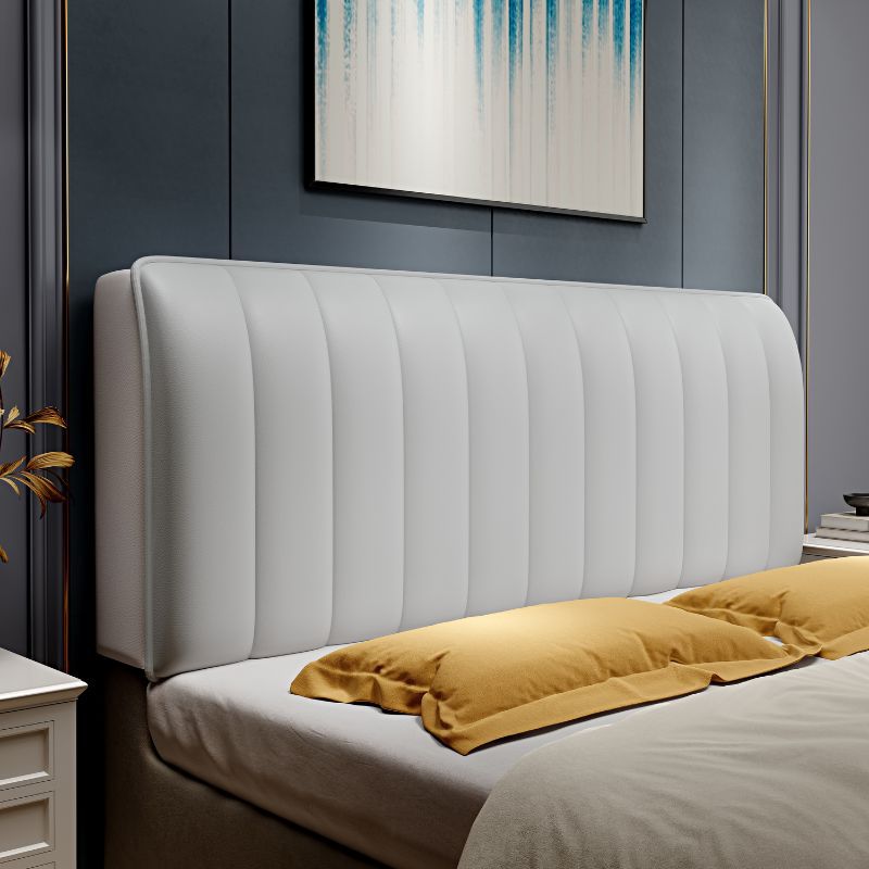 Style Entièrement enveloppé sans lavage Faux cuir tête de lit couverture