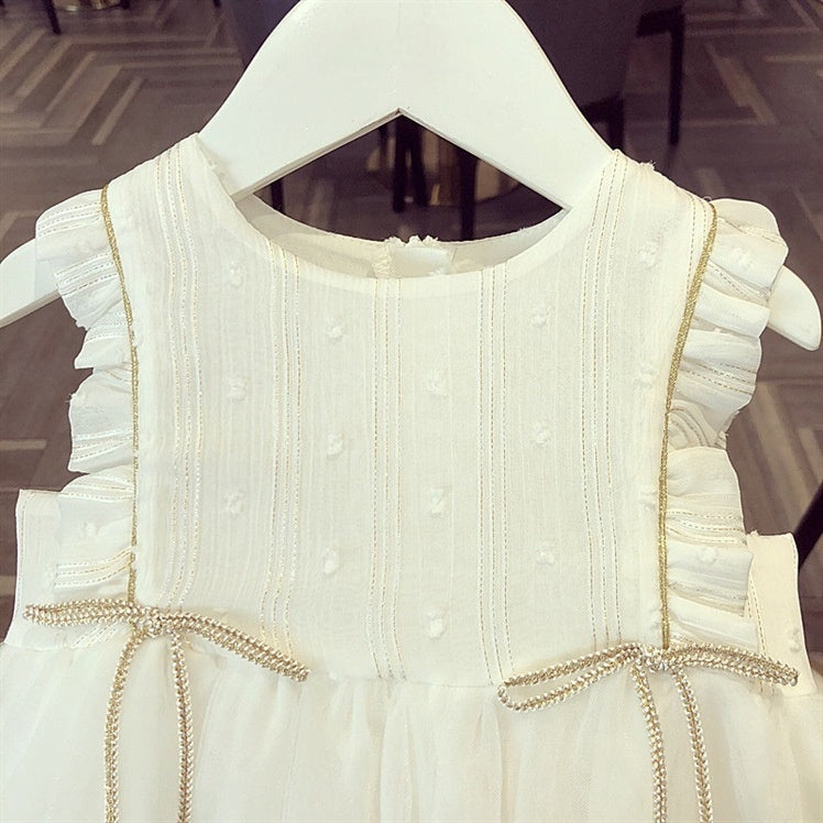 Robe bébé Gauze Été Style Western Tulle Tutu Mesh Robe princesse de l'année
