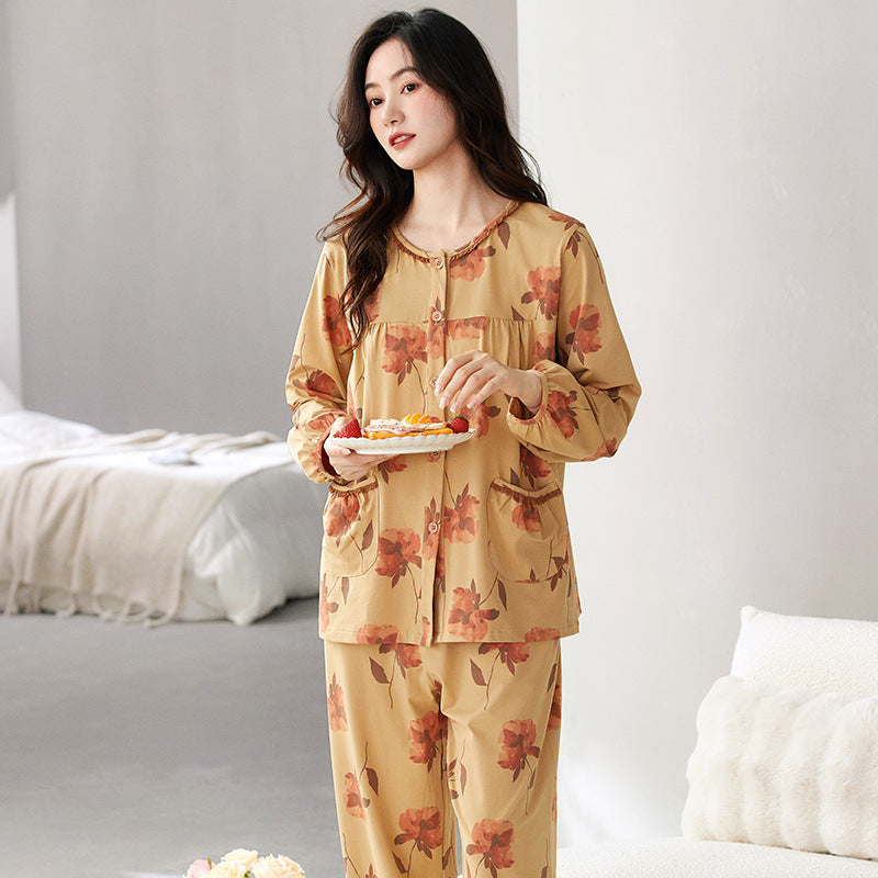 La mode des femmes Pyjamas de coton personnalisé costume