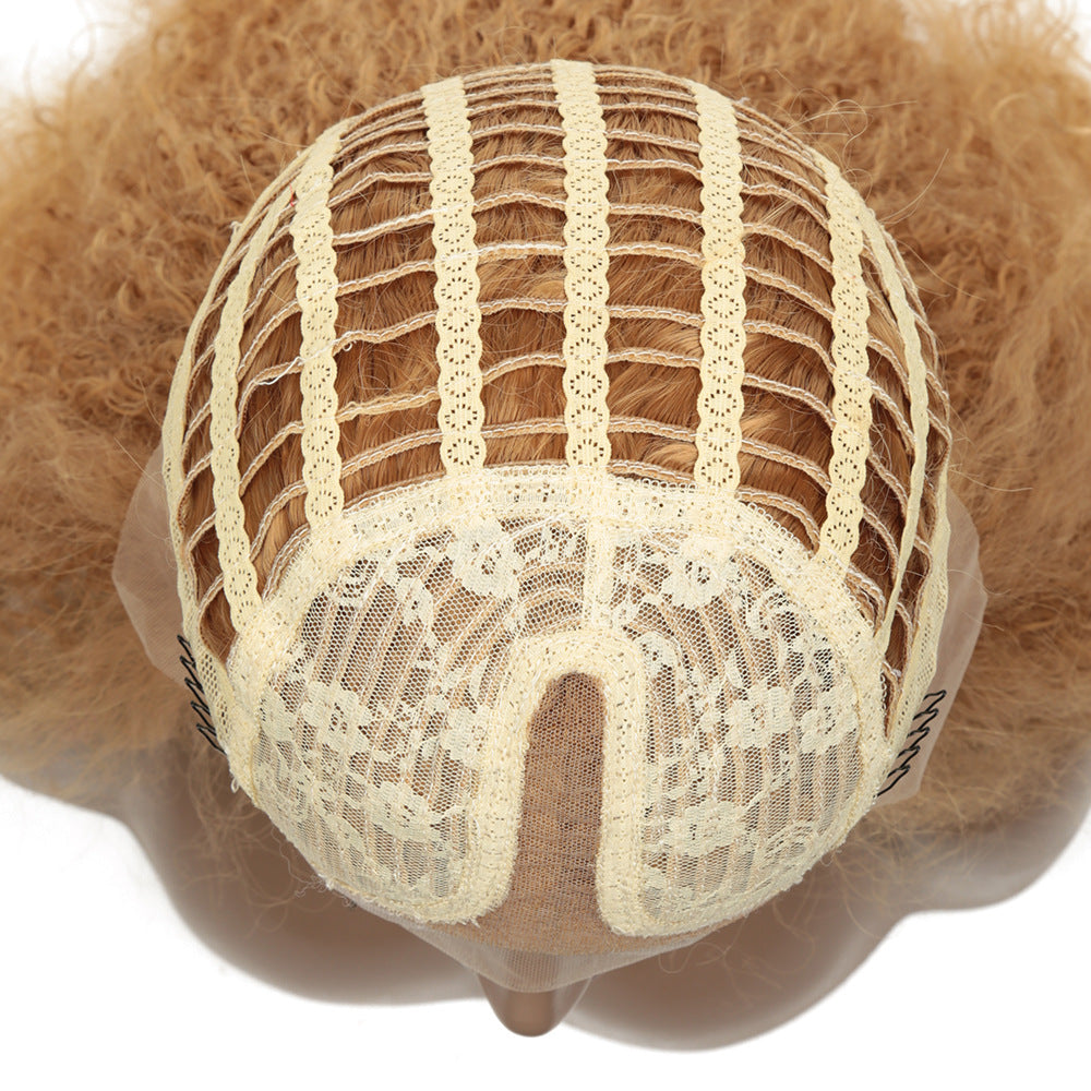 Fashion maïs Perm Curly Dentelle chimique Tête de fibre