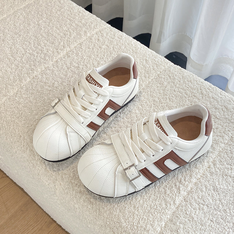 Super Soft véritable cuir femmes Allemand Trainer Chaussures Green Buckle Strap pied minceur Sp