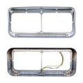Pour Kenworth T400 T600 T800 W900B W900L clair lunette de phare Amber LED Light