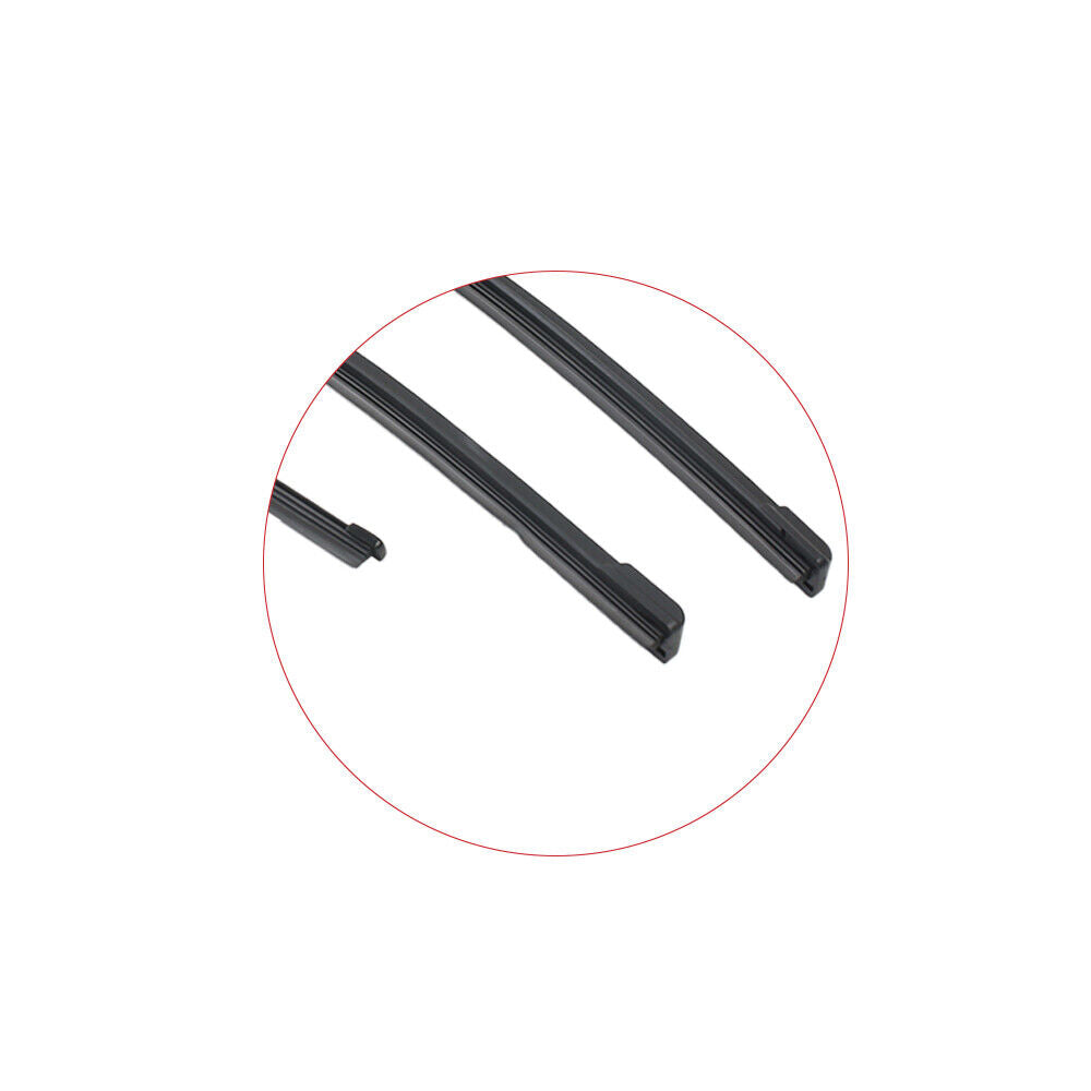 3er Set Scheibenwischer Vorne & Hinten Flachbalkenwischer 60cm 52