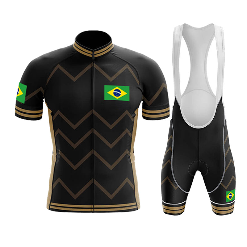 Été Brésil Team Cycling Jersey Men's Tracksuit