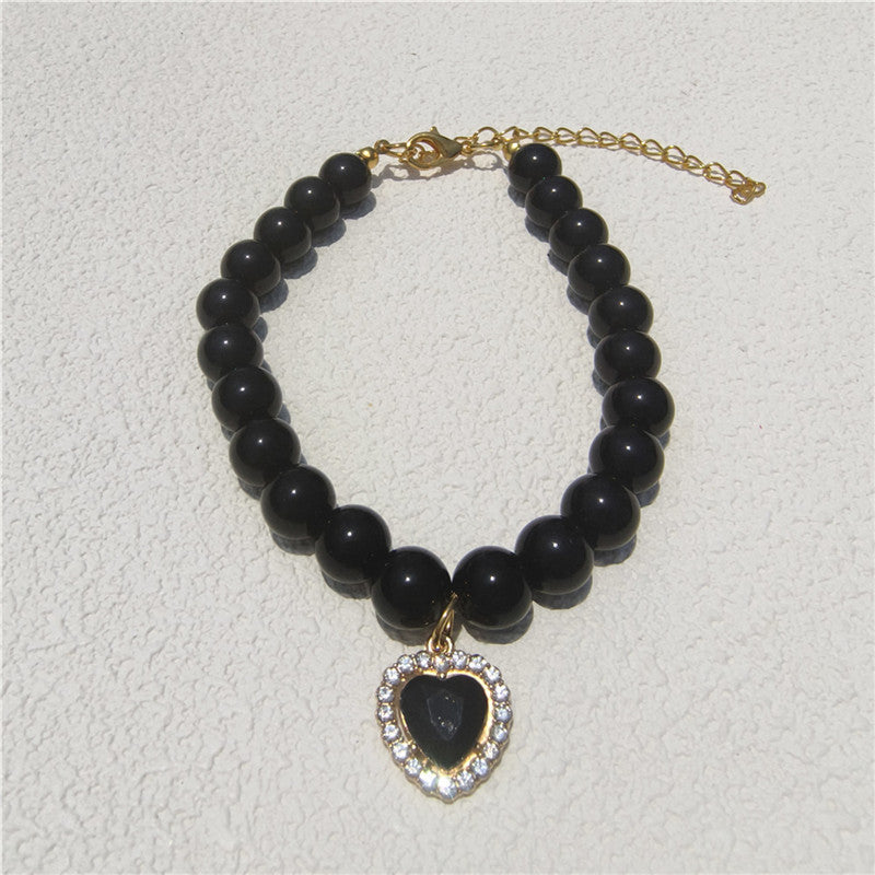 Collier pendentif en pierre gemme façonnable