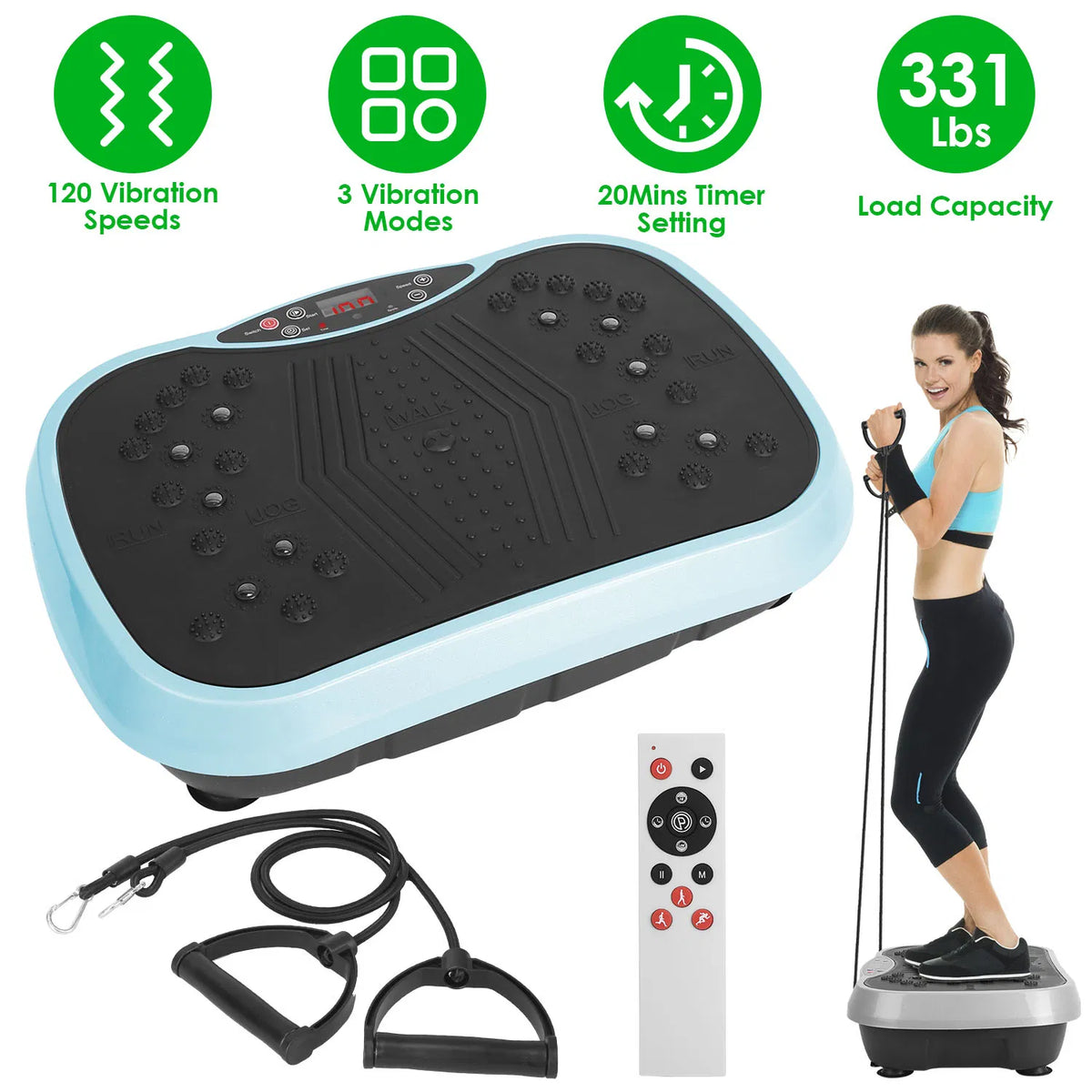 Accueil Utiliser la plateforme d'exercice de vibration pour le drainage lymphatique et le soulagement de la douleur musculaire