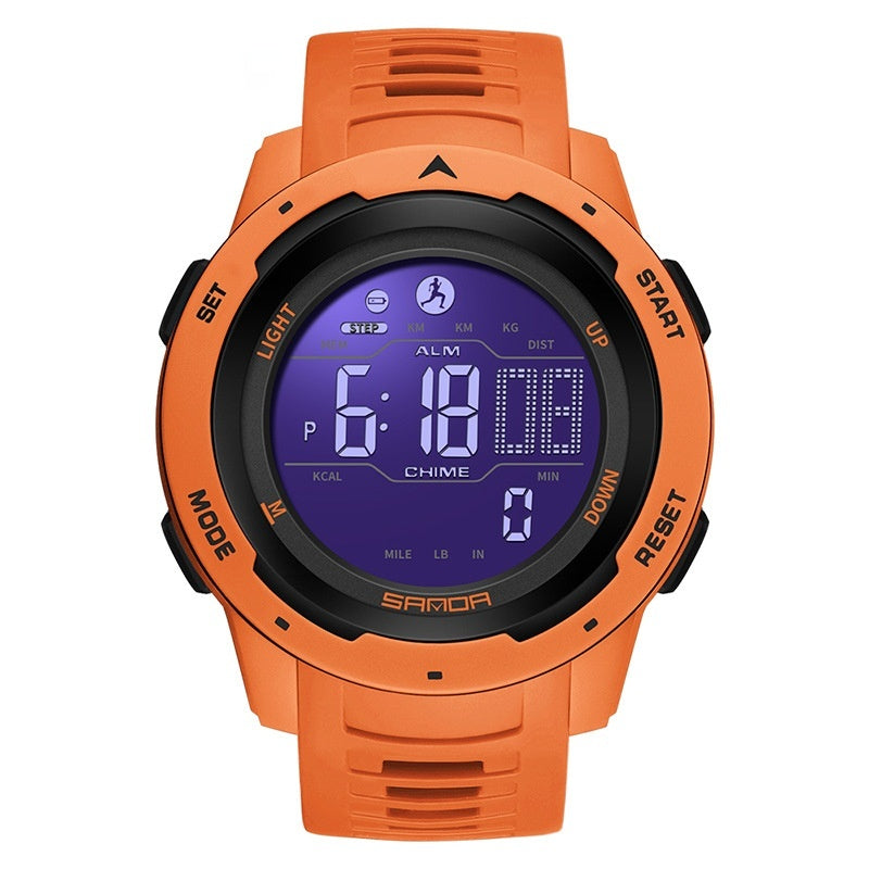 Sanda Calories Imperméable Multifonctionnel Shockproof Smart Homme et Femmes Montre