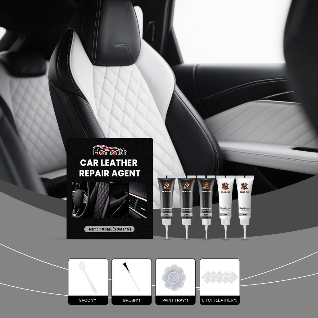 HOMONTH Kit de soins en cuir automobile