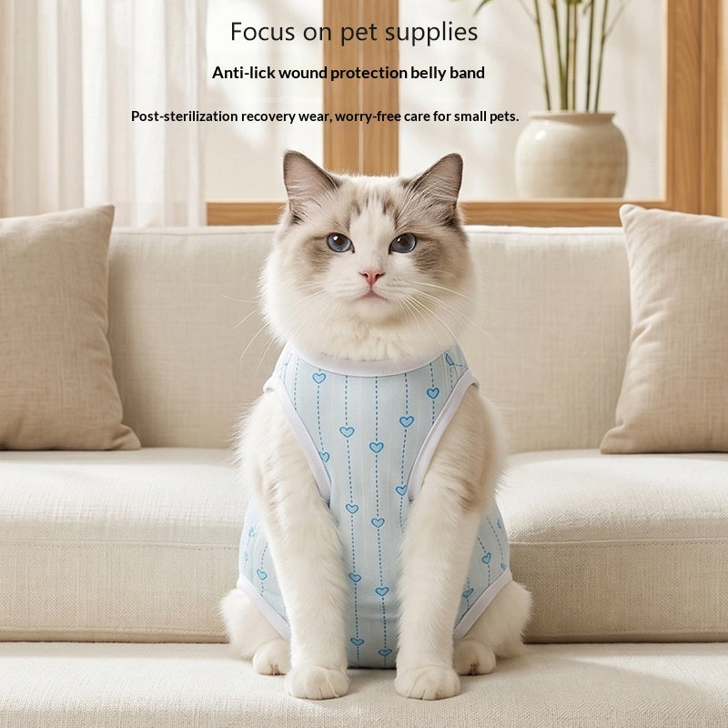 SpayNeuter Recovery Suit pour les chats Postpartum Respirant Pet Supplies