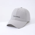 Single-color embroidered English letters Quick-drying Lightweight Adjustable shade Simp