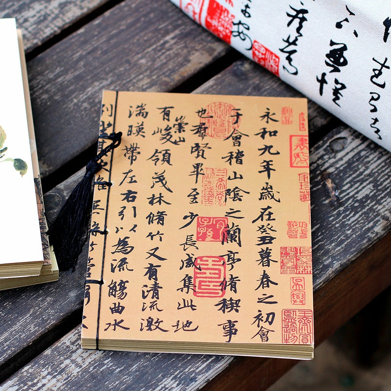 Rétro Peintre Célèbre Ligné Ledger de main antique