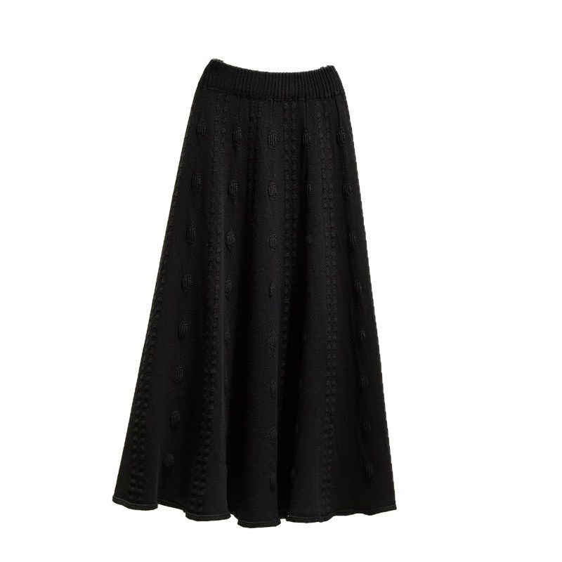 Jupe tricotée haute couture pour femmes