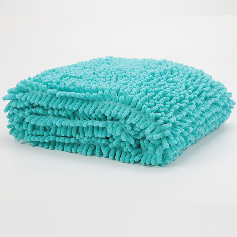 Serviette de ménage simple Chenille Pet absorbante