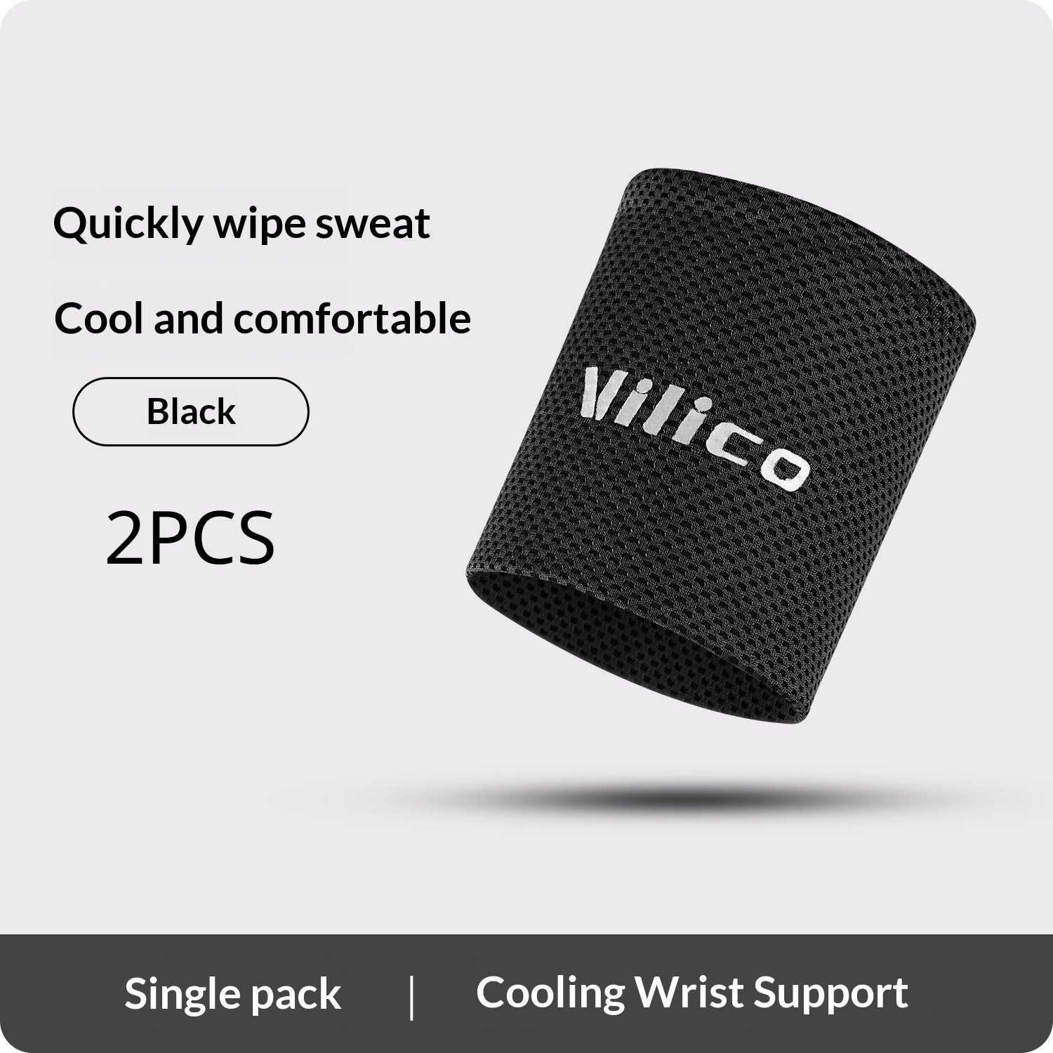 Sweat-absorbant Refroidissement Non-dérapant Breathable Sweat-wiping Wristband
