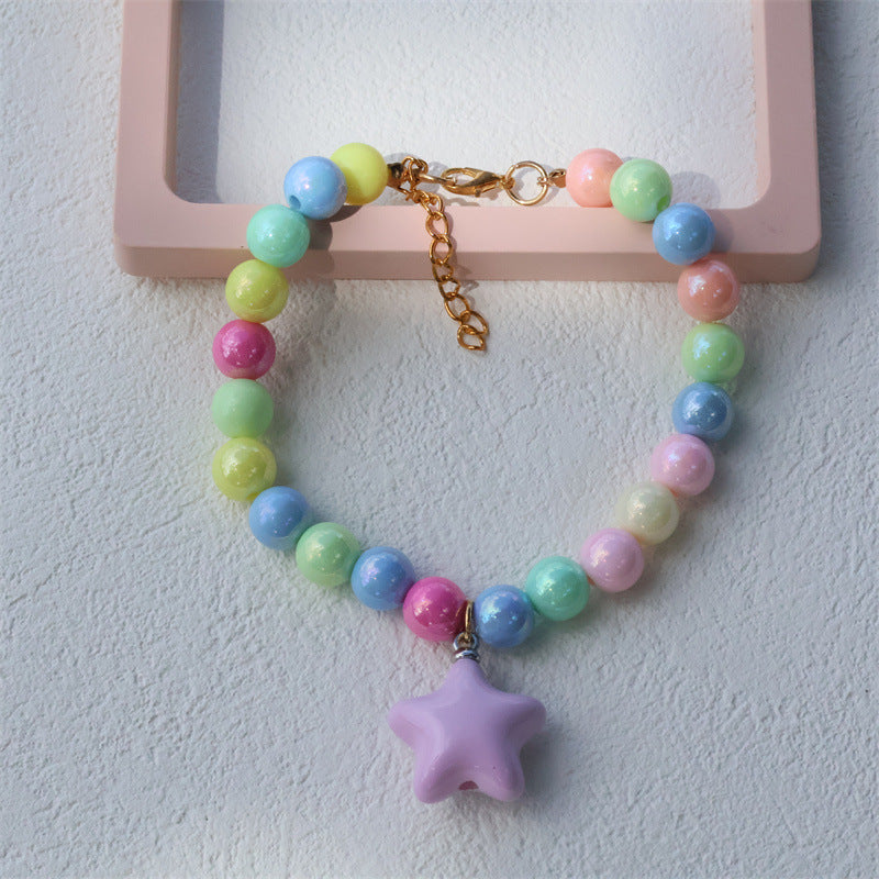 Collier pour animaux de compagnie de couleur mode