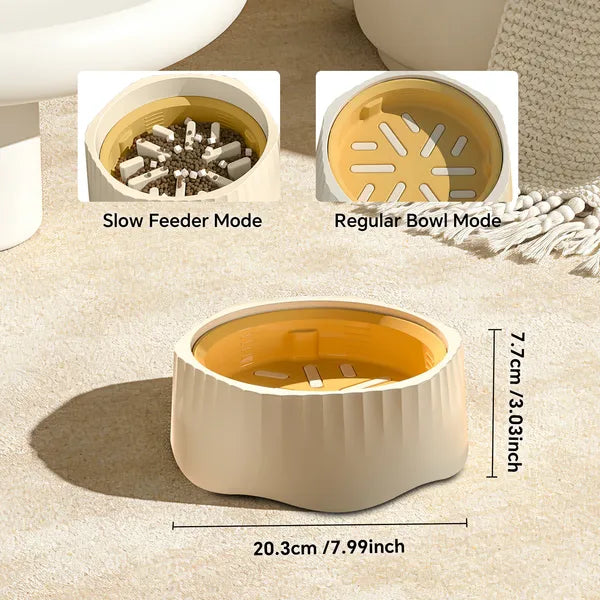 White Dual-usage Slow Food Bowl