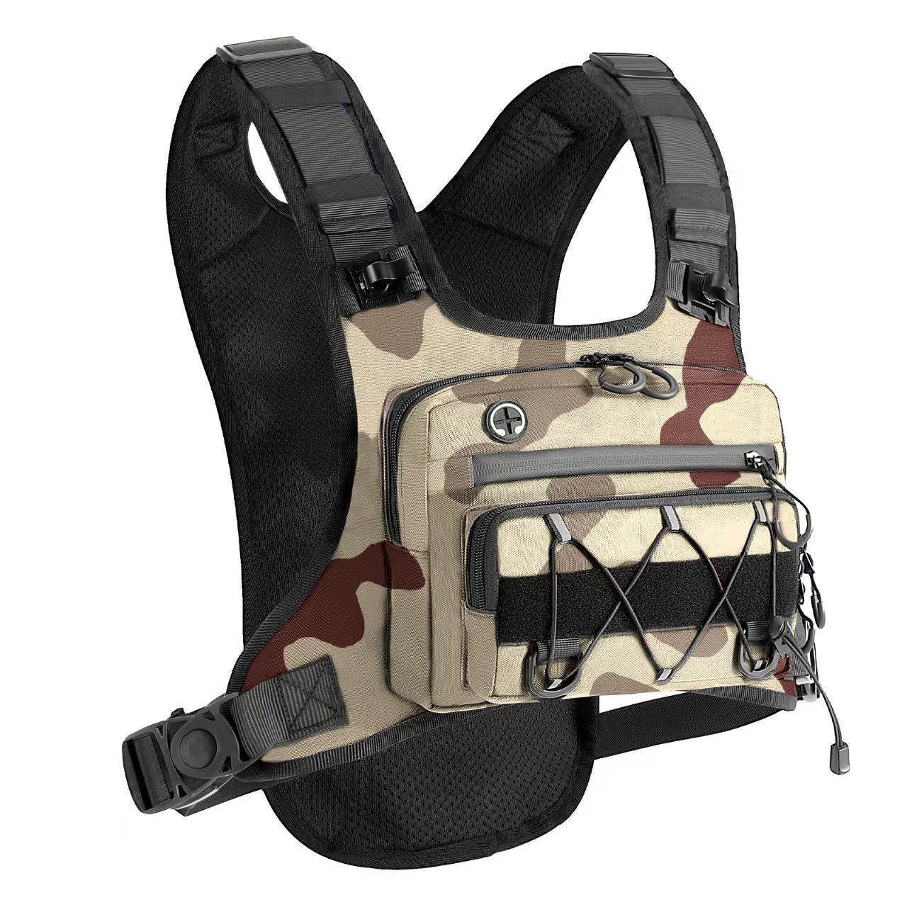 Tactical Chest Pack multifonctionnel adapté à la course sur piste