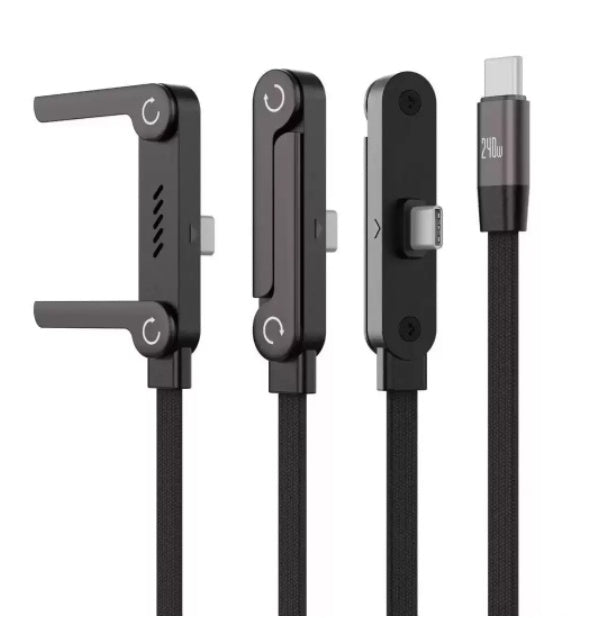 Pliable Stand Mobile Charge de données de jeu Type-C Câble de téléphone de jeu de charge ultra-rapide