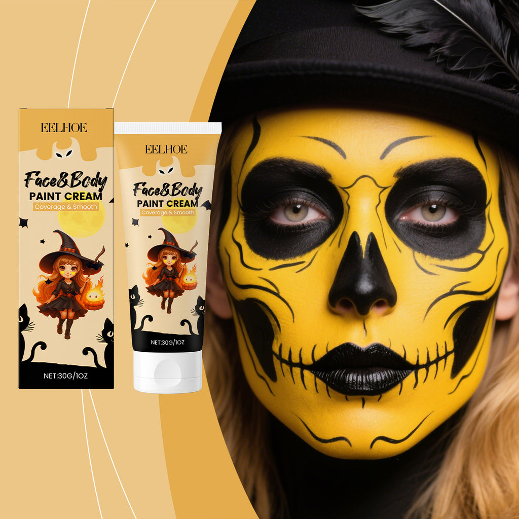 Crème de peinture visage et corps d'Halloween 30g