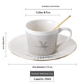 Creative Moer Stripe Six modèles Réflexion physique dynamique Coupe de café en céramique