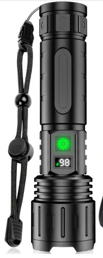 Strong Light Lampe de poche rechargeable Patrouille extérieure portable