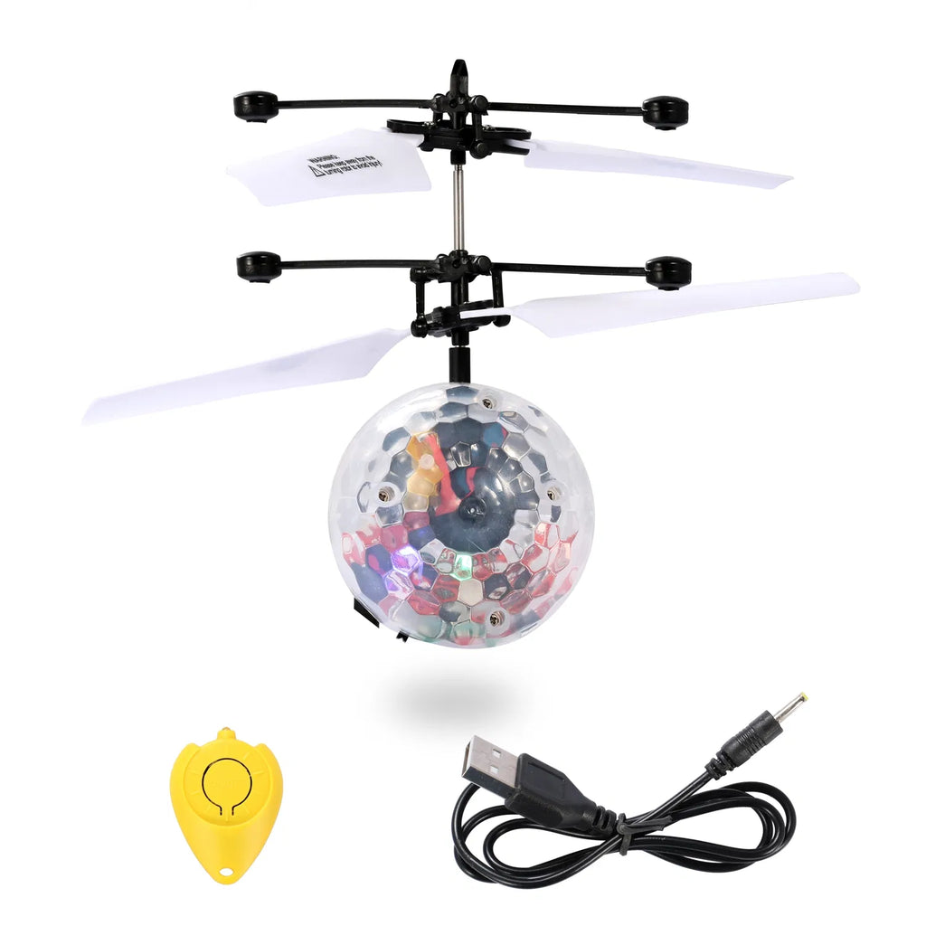 RC Balles volantes Induction infrarouge électrique Drone Hélicoptère balle LED légers enfants volant vers