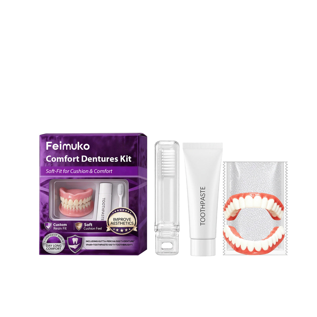 Ensemble d'accessoires pour prothèses dentaires 1 Ensemble par boîte