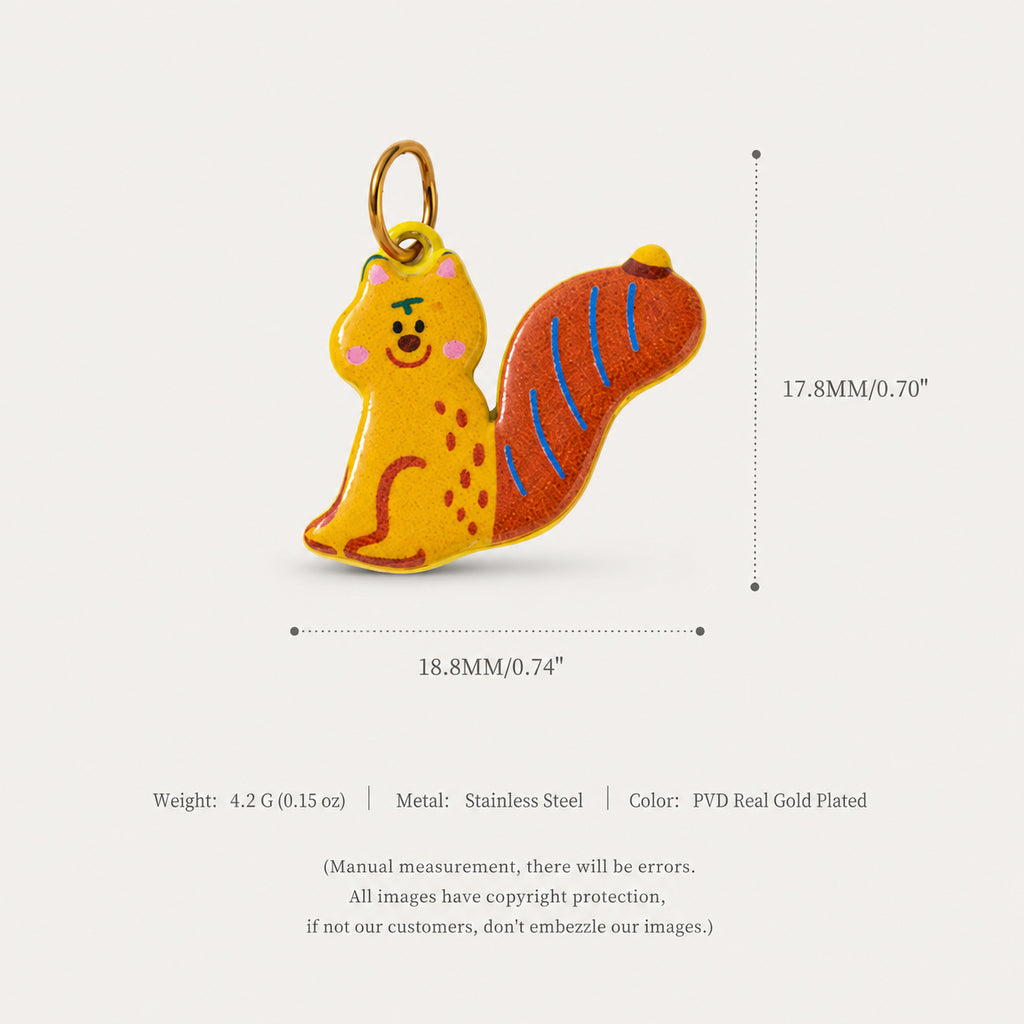 Accessoire pendentif 18k en acier inoxydable