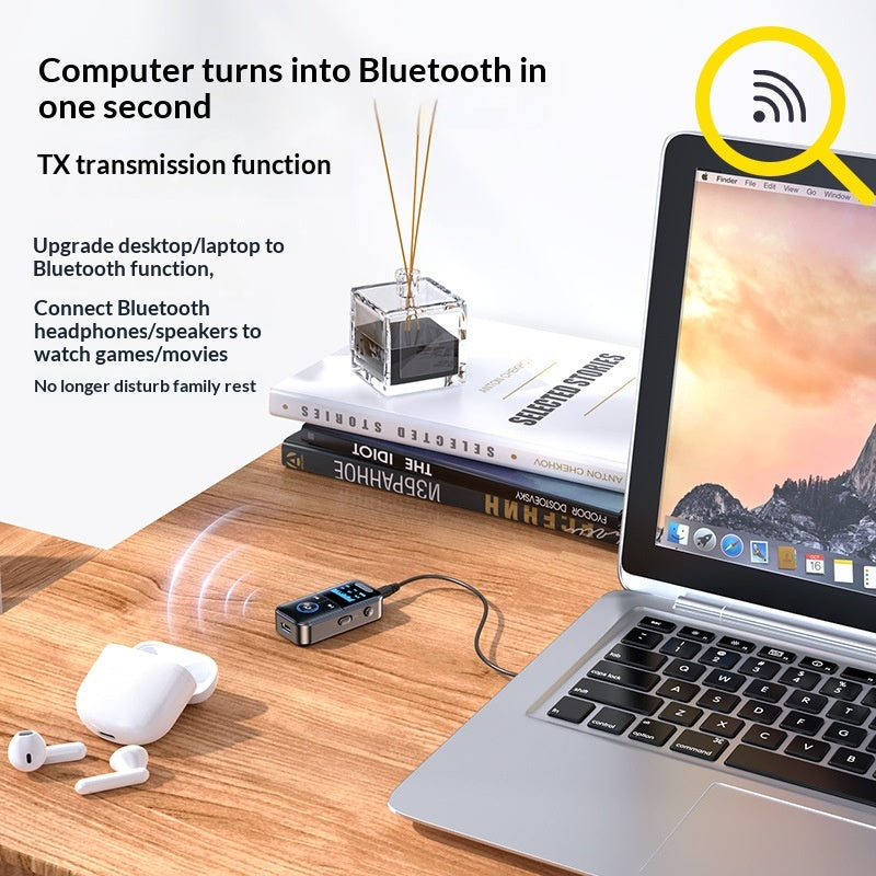 Récepteur audio Bluetooth et émetteur Adaptateur 2 en 1