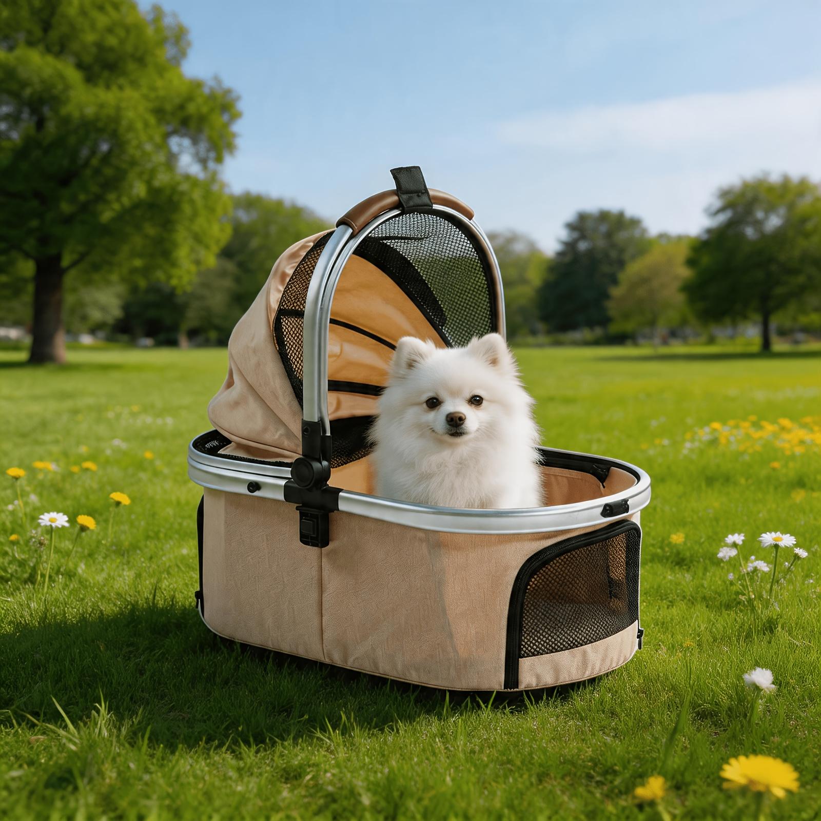 Poussette polyvalente pour chiens et chats petits à moyens