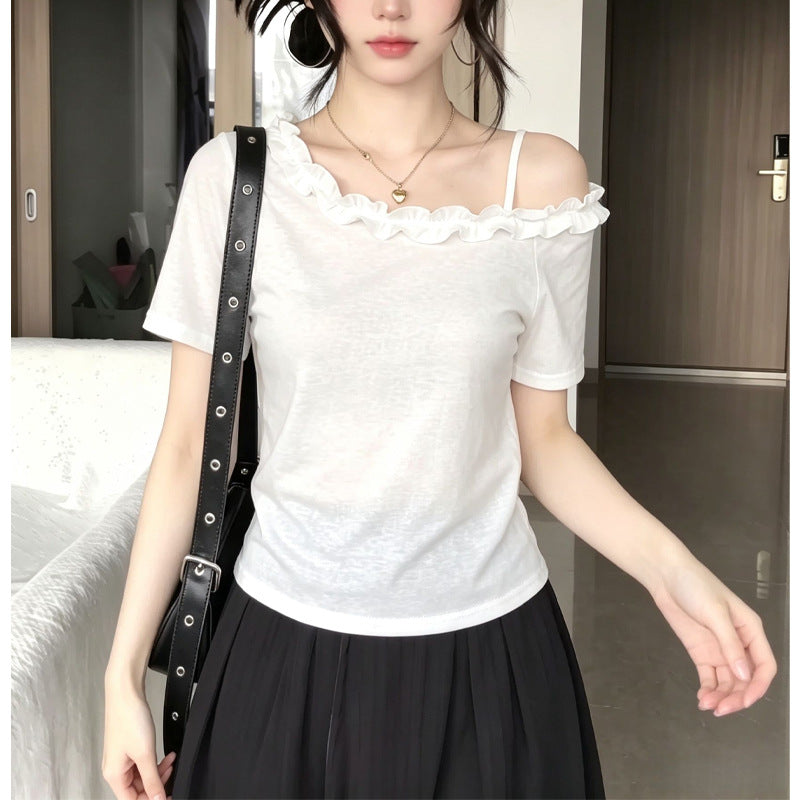 Camisole à manches courtes pour femmes à manches courtes