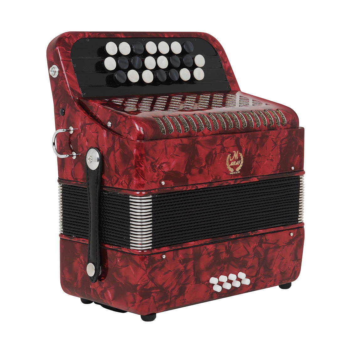Meibette 22 Key 8 Bass Button Tuning Bayan Accordion Débutant Grade Performance Grade Port