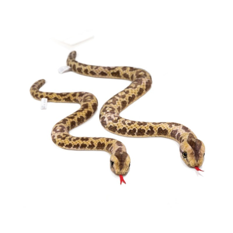 Jouet en peluche pour enfants imprimé et teint Crooked modèle Python