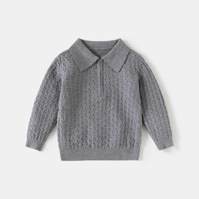 Pull à demi-zip pour garçons