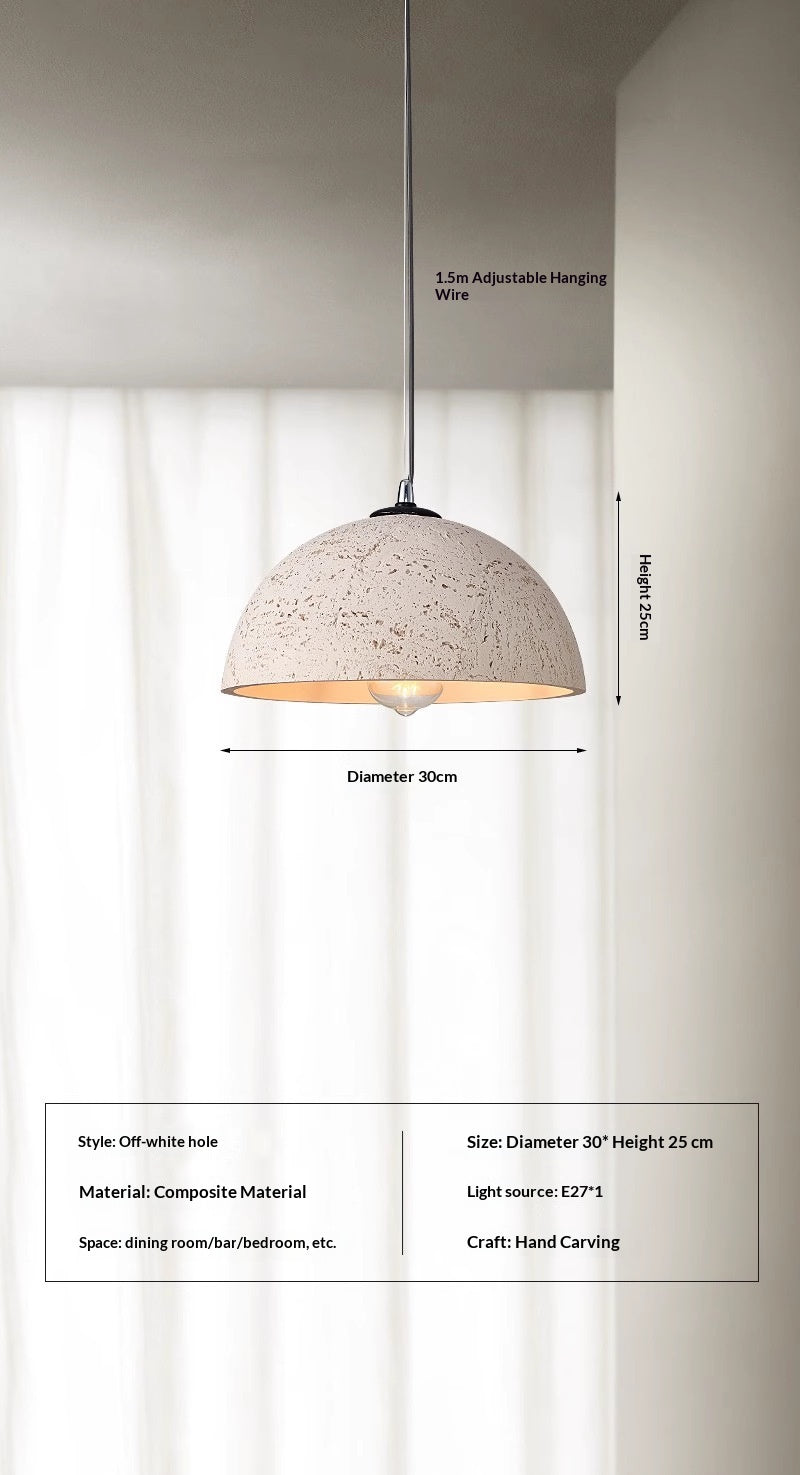 Table à manger rétro et chambre minimaliste Chandelier