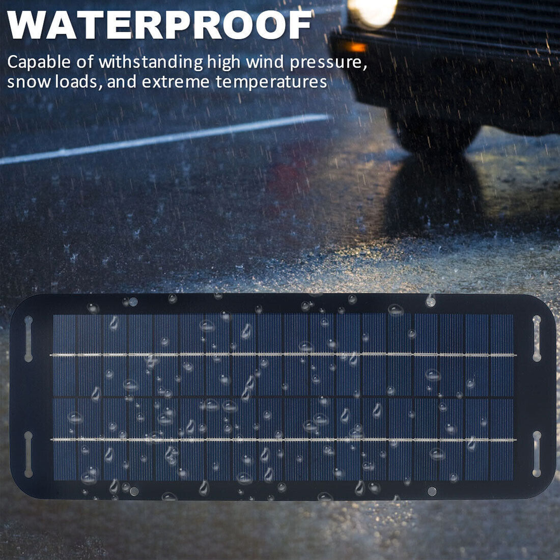 30W Solar Panel Kit Chargeur de batterie Trickle 12Volt DC pour voiture Van Caravan Boat