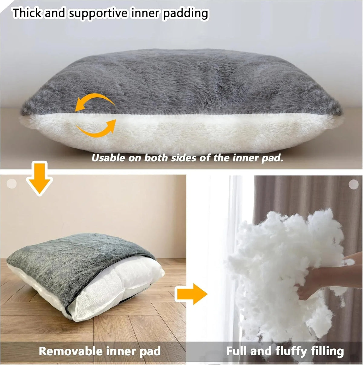 Cat Bed for Indoor Cats Anti-slip Foldable Cat Cave