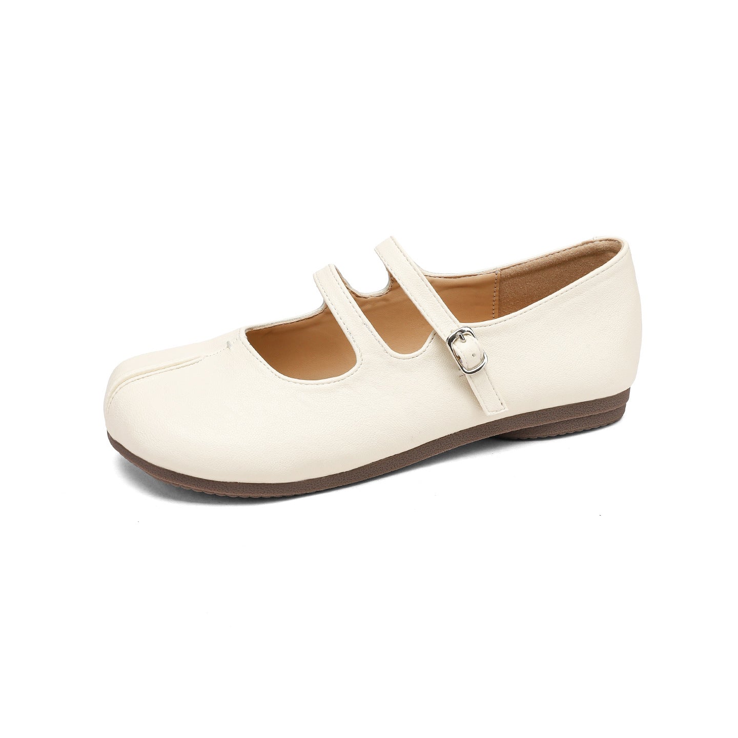 Porcs Trotter en forme de femmes FlatLow coupe monocouche chaussures avec une sangle sur l'intérieur