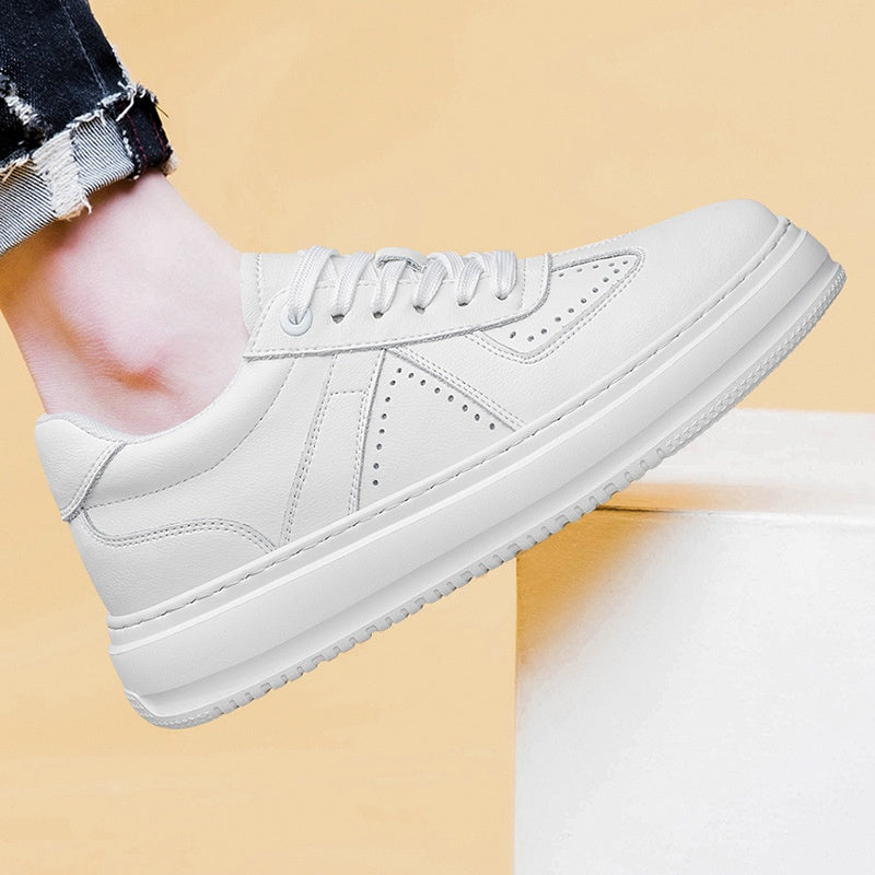 Hommes Dentelle Up Lightweight Trendy All-matching Chaussures de Board Casual
