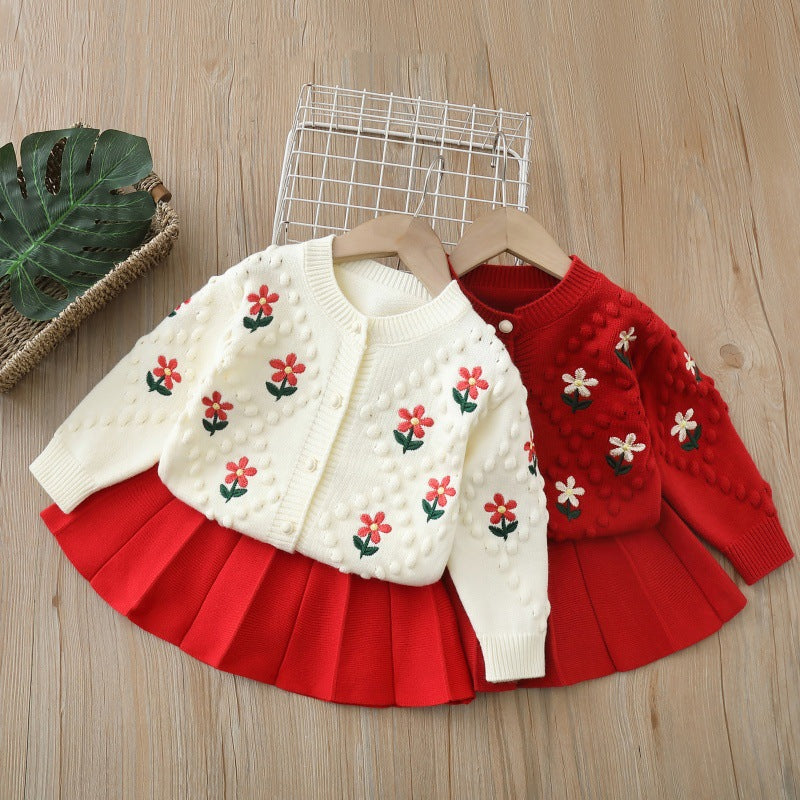 Set de deux pièces de petite fille et de tissage pour les filles