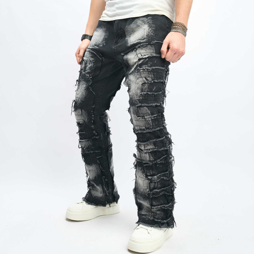 Pantalons de pantalons à balançoire fashionnable pour homme Hip-Hop High Street pour homme Jeans